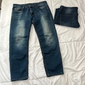 Two pairs of 36x30 JGB Vintage Jeans Black